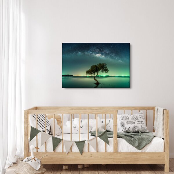 Az éjszakai égbolt képe (90x60 cm)
