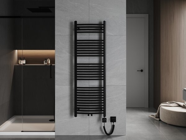 Mexen Ares, elektromos fűtőelem 1500x500 mm + fűtőrúd 600 W, fekete, W102-1500-500-6600-70