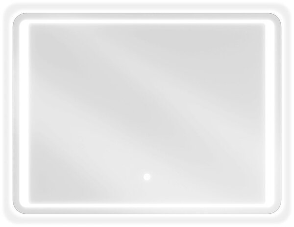 Mexen Zusa 80 x 60 cm-es fürdőszobai megvilágított tükör, LED 6000K, páramentes - 9808-080-060-611-00