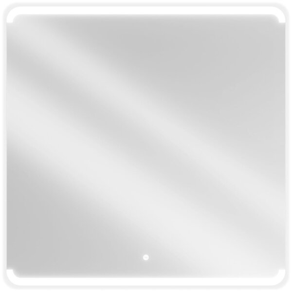 Mexen Nida megvilágított fürdőszobai tükör 100 x 100 cm, LED 6000K, páramentes - 9806-100-100-611-00