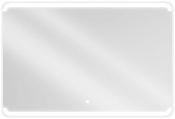 Mexen Nida LED megvilágítású fürdőszobai tükör, 120 x 80 cm, 6000K, páramentes - 9806-120-080-611-00