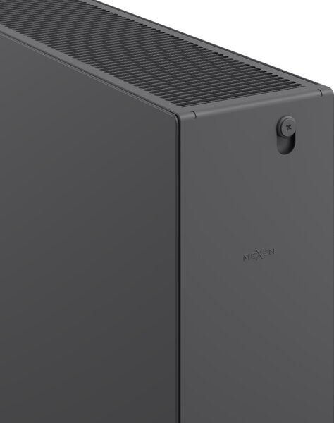 Mexen CF33, lapos radiátor 900 x 1000 mm, oldalsó csatlakozás, 3001 W, antracit, W433F-090-100-66