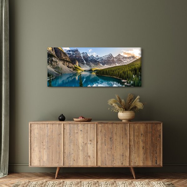 Kép - Kanada, Banff Nemzeti Park, Moraine Lake (120x50 cm)