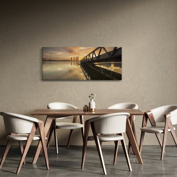 A móló képe (120x50 cm)