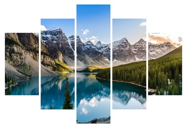 Kép - Kanada, Banff Nemzeti Park, Moraine Lake (150x105 cm)
