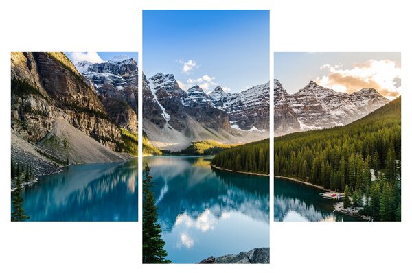 Kép - Kanada, Banff Nemzeti Park, Moraine Lake (90x60 cm)