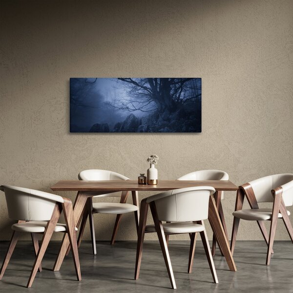 Egy sötét erdő képe (120x50 cm)
