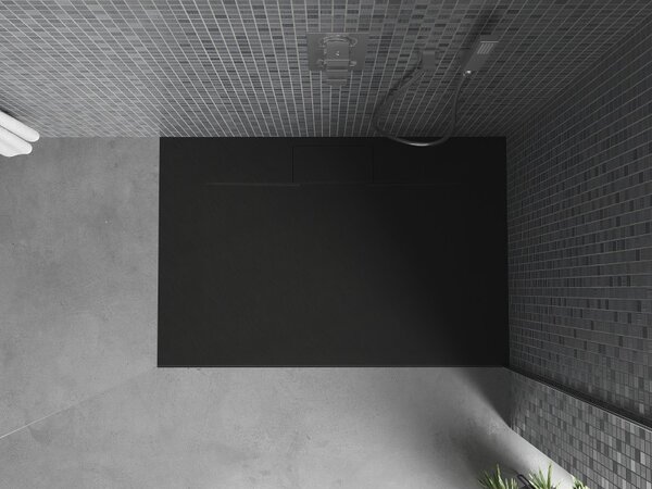 Mexen, Mexen Egon brodzik téglalap alakú SMC 120 x 80 cm, czarny - 4R708012