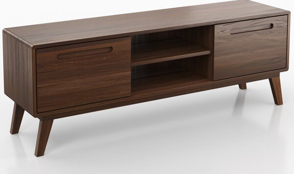 AMI bútorok Beskid bükk fa TV szekrény, dió, szélesség 155 cm