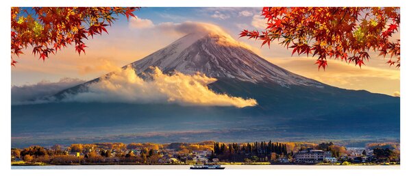 Kép - japán, Fuji hegy (120x50 cm)
