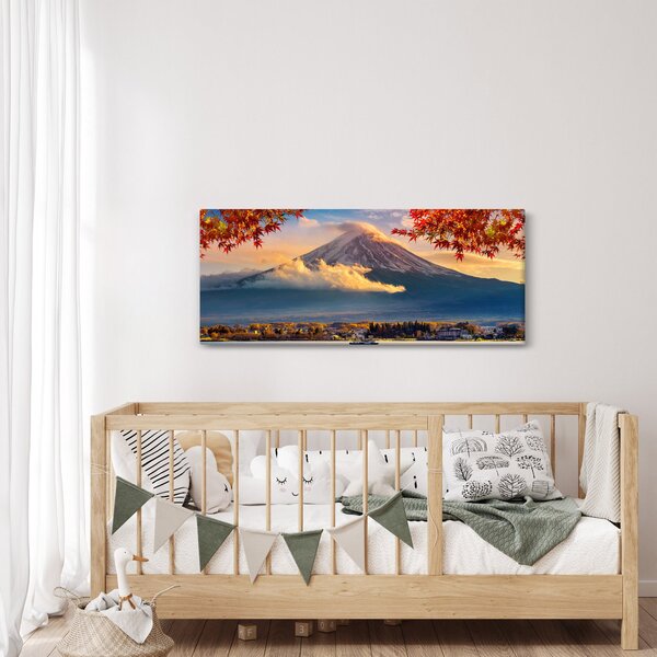 Kép - japán, Fuji hegy (120x50 cm)