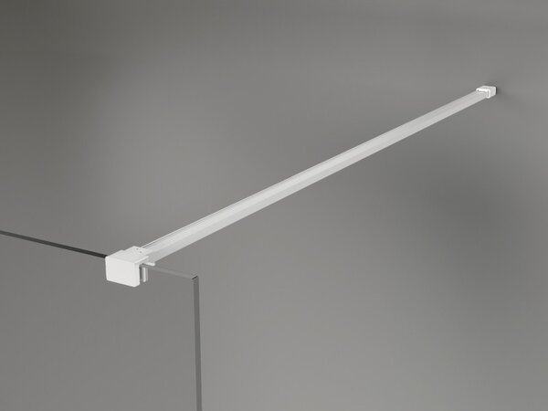 Mexen Lunar zuhanyparaván jobb oldali 90 x 200 cm, 8 mm átlátszó üveg, fehér, 830-090-000-20-00-P