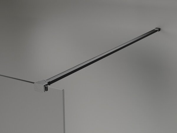 Mexen, Mexen Kioto-X zuhanyfal 60 x 200 cm, 10 mm matt, szálcsiszolt fegyverszürke - 800-060-101-66-30-X