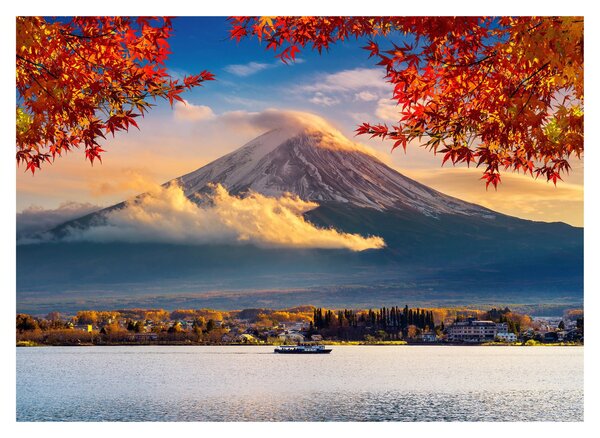 Kép - japán, Fuji hegy (70x50 cm)