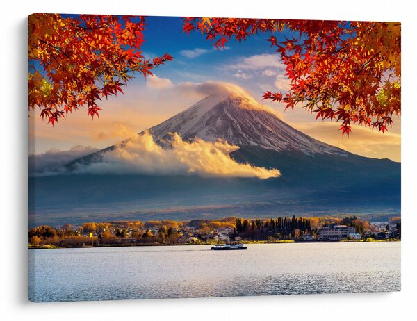 Kép - japán, Fuji hegy (70x50 cm)
