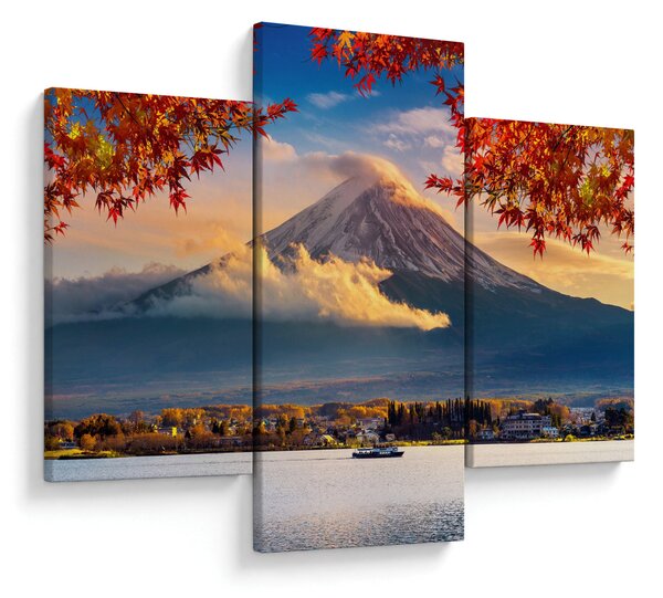 Kép - japán, Fuji hegy (90x60 cm)