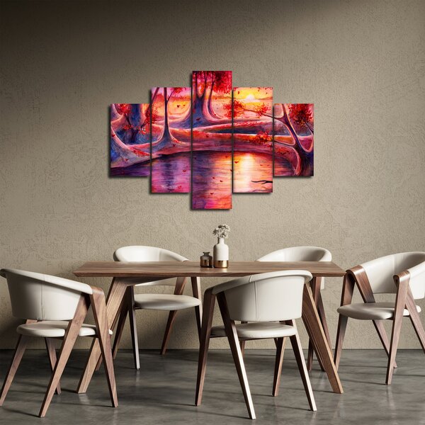 Egy varázslatos erdő képe (150x105 cm)
