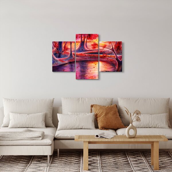 Egy varázslatos erdő képe (90x60 cm)