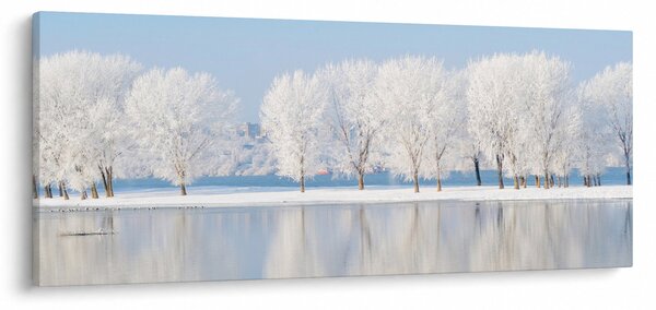 Egy kép egy téli tájról (120x50 cm)