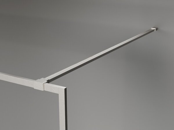 Mexen, Mexen Kioto-XF zuhanyfal kerettel 60 x 202 cm, grafit 10 mm, matt nikkel - 800-060-104-97-40-X