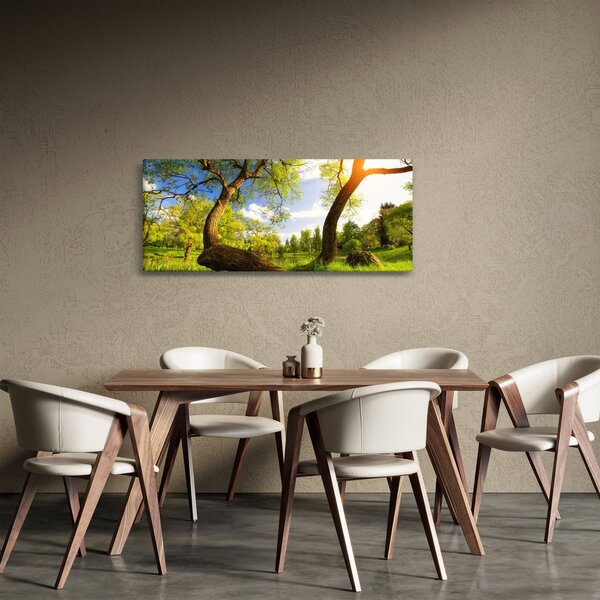 Kép egy tavaszi rétről (120x50 cm)