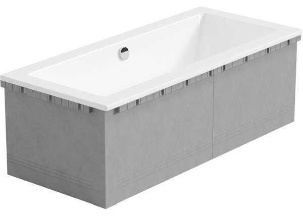 Mexen X-ST, polisztirol héj téglalap alakú fürdőkádhoz 120-150 x 70-90 cm, fehér, 55020-00