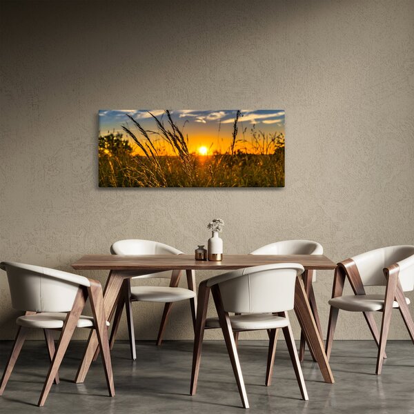 A mező naplementekor képe (120x50 cm)