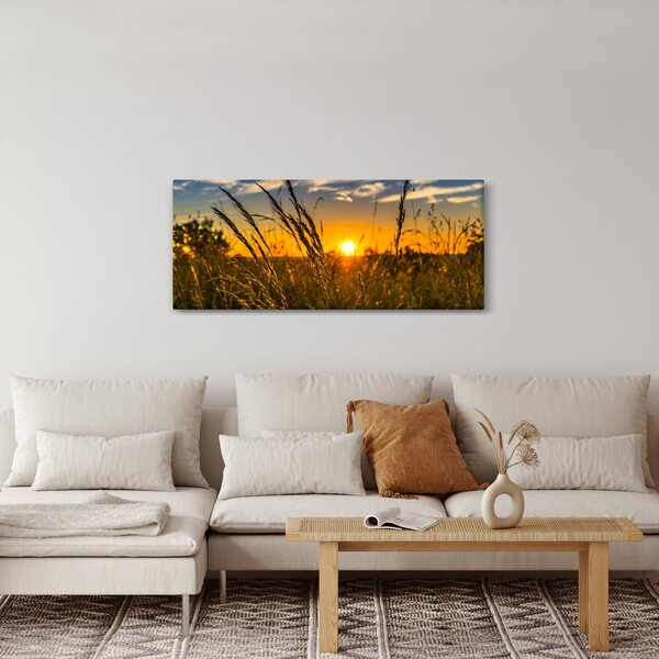 A mező naplementekor képe (120x50 cm)