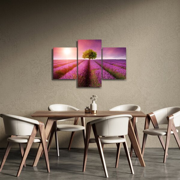 Levendula mező képe (90x60 cm)