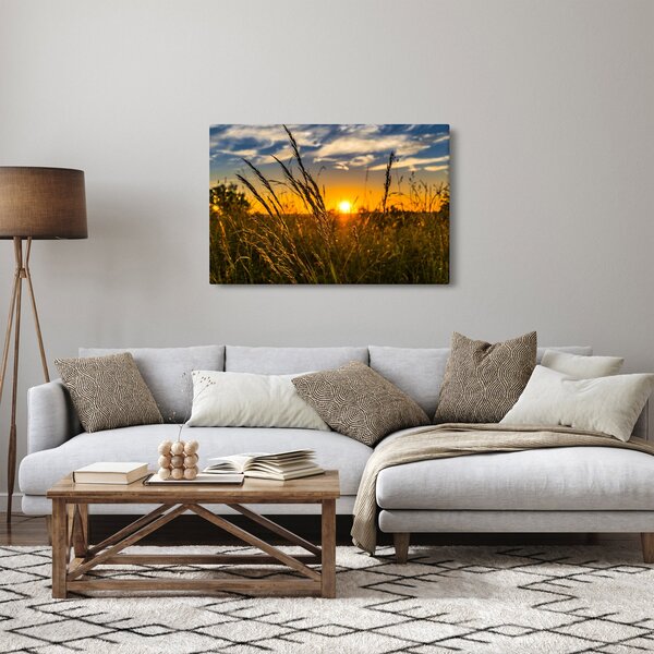 A mező naplementekor képe (90x60 cm)
