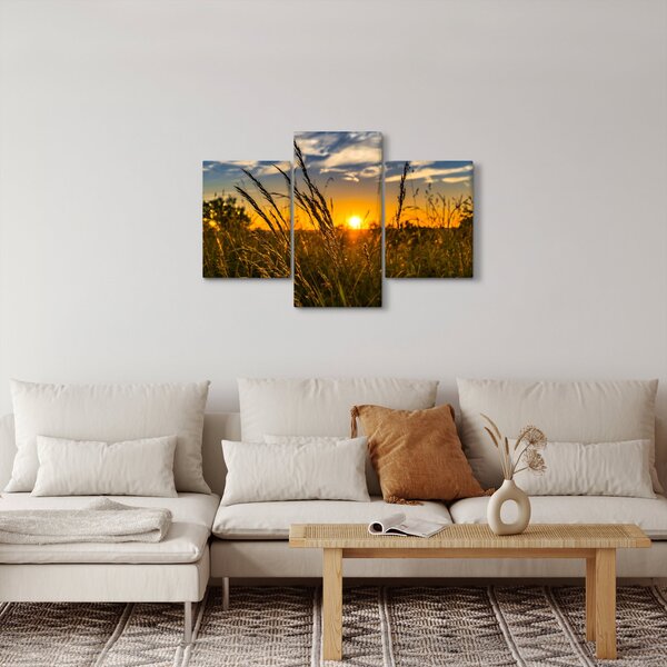 A mező naplementekor képe (90x60 cm)