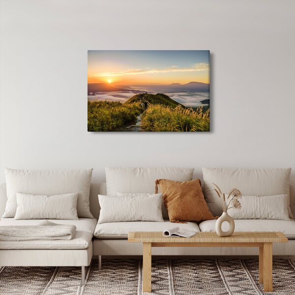 A hegy naplementekor képe (90x60 cm)