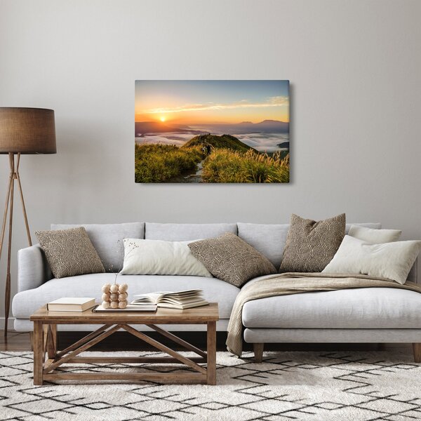 A hegy naplementekor képe (90x60 cm)