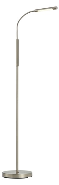 Modern acél állólámpa LED-del, 3 lépésben dimmelhető, újratölthető - Statler