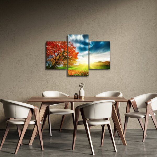 Napsütésben fürdő táj képe (90x60 cm)