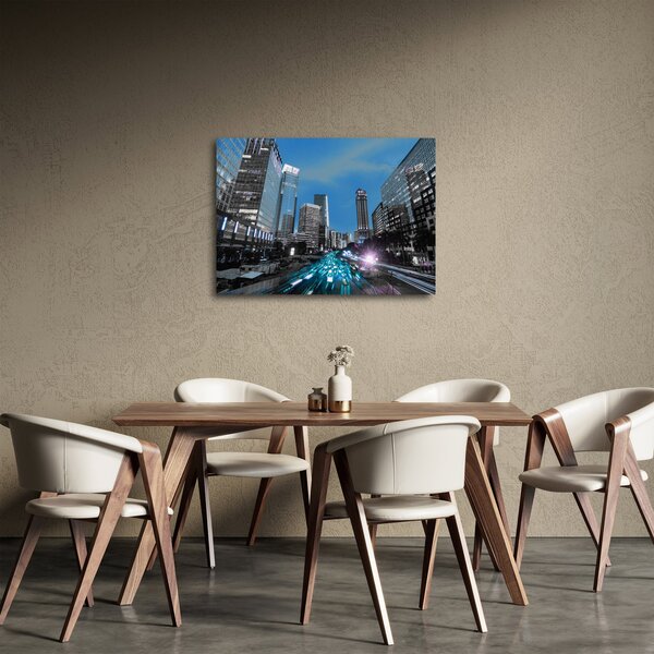 Éjszakai város képe (70x50 cm)