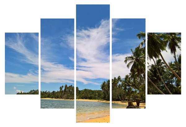 Kép a strandról (150x105 cm)