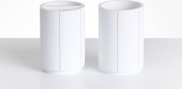 5 darabos fürdőszobai kiegészítő szett HUALLAGA Fehér