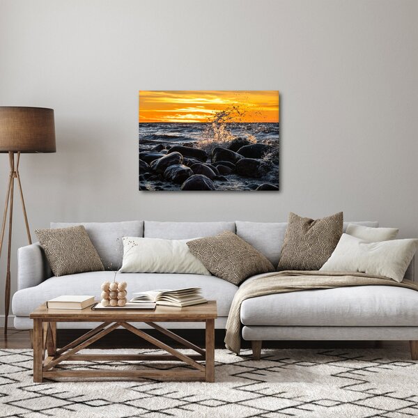 A tenger hullámai képe (70x50 cm)