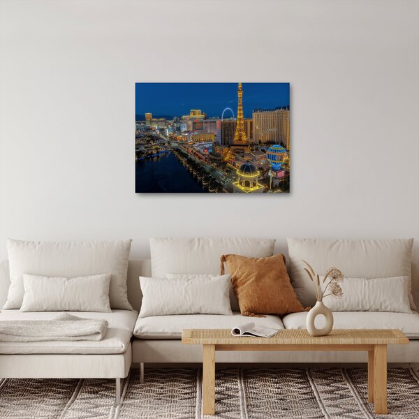 Éjszakai Las Vegas-i kép (70x50 cm)