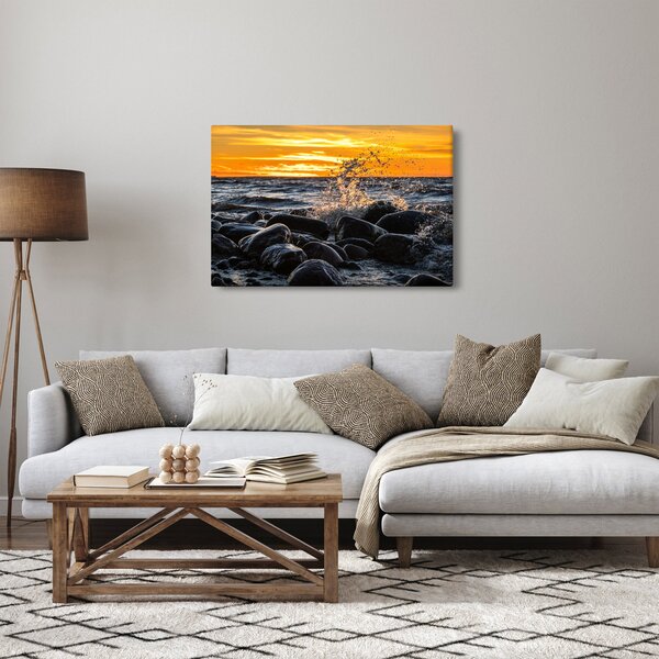 A tenger hullámai képe (90x60 cm)