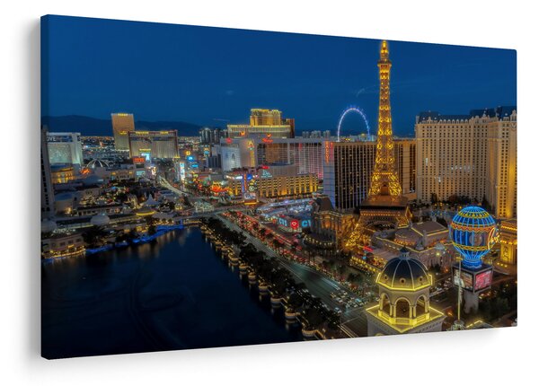 Éjszakai Las Vegas-i kép (90x60 cm)