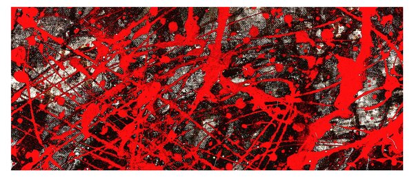 Kép - kifejező absztrakciók (120x50 cm)