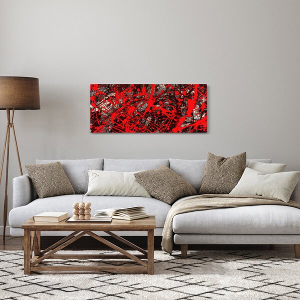 Kép - kifejező absztrakciók (120x50 cm)