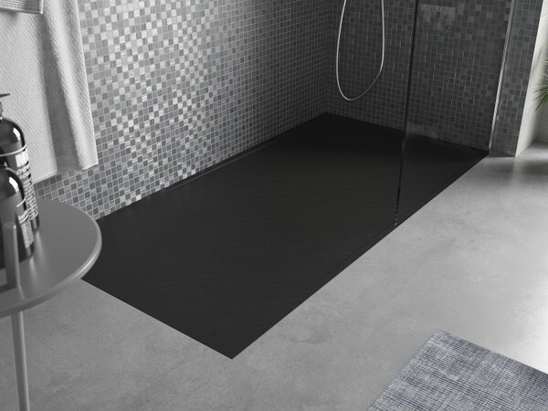 Mexen, Mexen Amon brodzik téglalap alakú SMC 160 x 70 cm, czarny - 4F707016