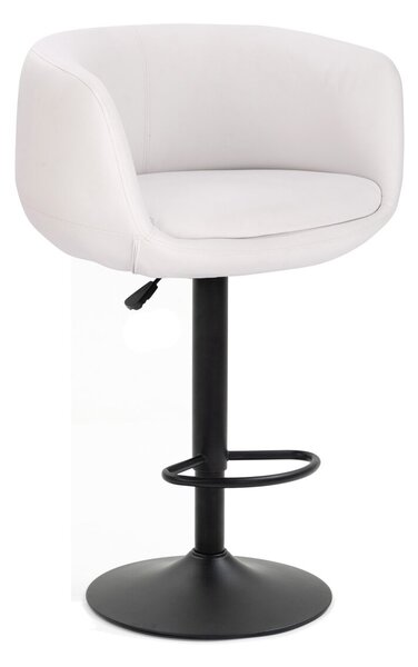 HC333W Fehér modern szék fekete lábbal