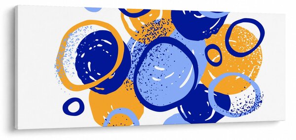 Kép - Világos motívum körökkel (120x50 cm)