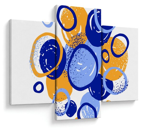 Kép - Világos motívum körökkel (90x60 cm)