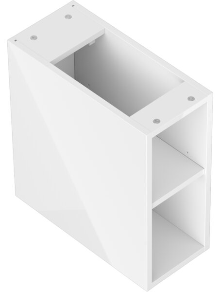 Mexen Box-A, nyitott szekrény polccal 20 cm, fényes fehér, 91AX2-0200-470-0-00
