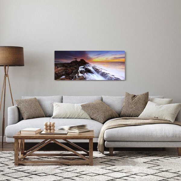 Hegy a ködben képe (120x50 cm)
